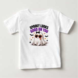 Skrämmande ser bra ut på dig Roligt spöke Hallowee T Shirt