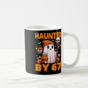 Skrämmande Six Seven 6 7 Meme 67 Skelett Hand Hall Kaffemugg