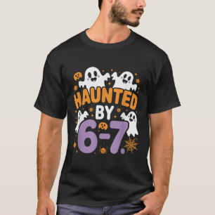 Skrämmande Six Seven 6 7 Meme 67 Skelett Hand Hall T Shirt