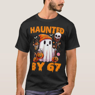 Skrämmande Six Seven 6 7 Meme 67 Skelett Hand Hall T Shirt