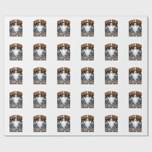 Skrämmande sjuksköterskekostym Halloween spöksköte Presentpapper