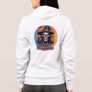 Skrämmande Skalle Häxa Halloween Konst-88888 T Shirt