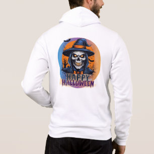 Skrämmande Skalle Häxa Halloween Konst-88888 T Shirt