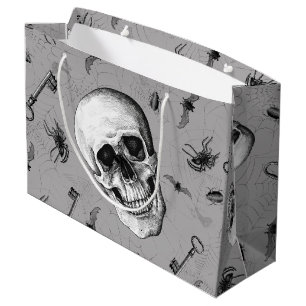 Skrämmande skalle och insekter Halloween