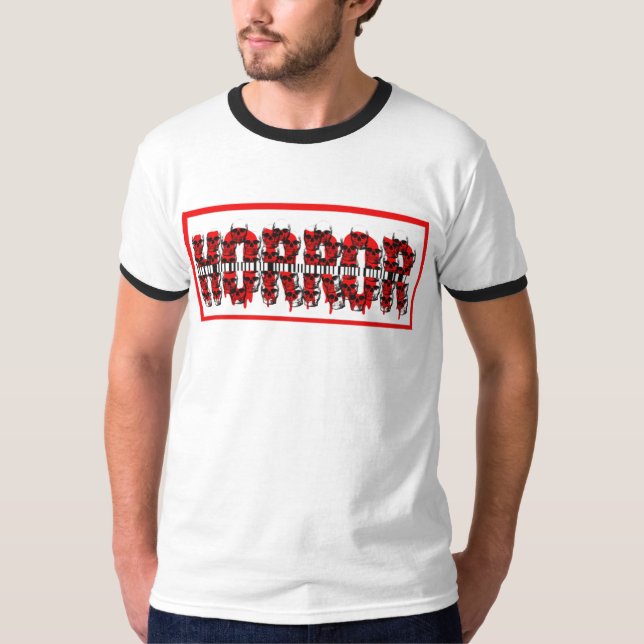 Skrämmande Skalletext T-Shirt för Skräck – Gotisk  (Framsida)