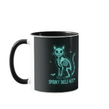 Skrämmande Skele-Kitty-mugg