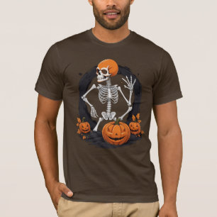 "Skrämmande skelett: Kuslig Halloween T-shirt" T Shirt