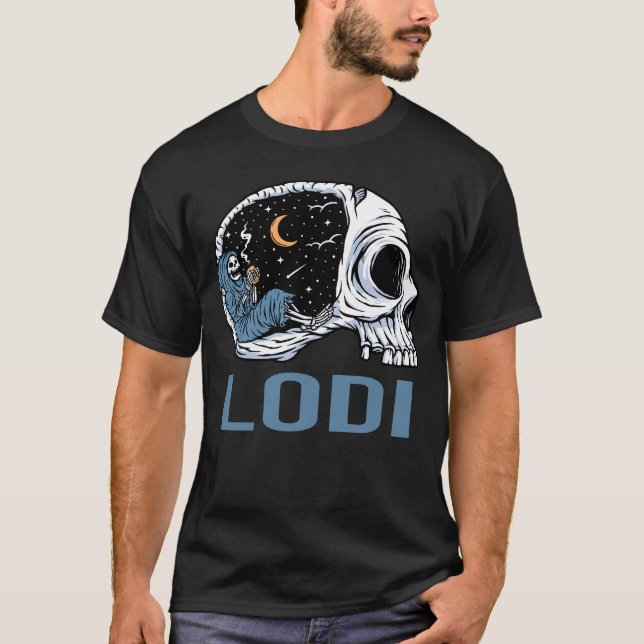 Skrämmande skelett - Lodi T Shirt (Framsida)