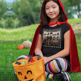 Skrämmande skelettfamilj Gott Halloween T Shirt