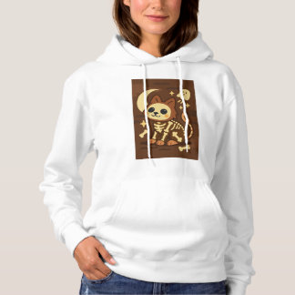 Skrämmande skelettkatt och spöke  t shirt