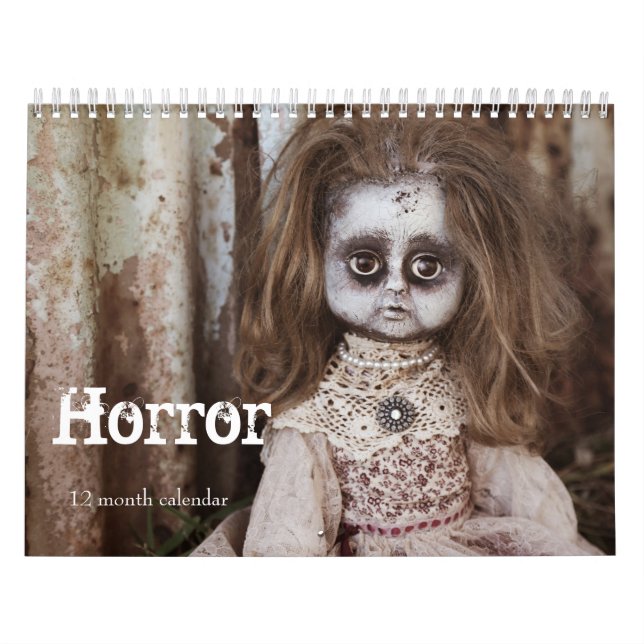 Skrämmande skräck 2027 kalender (Omslag)