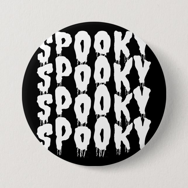 SKRÄMMANDE SKRÄMMANDE HALLOWEEN KOSTYM KNAPP (Framsida)