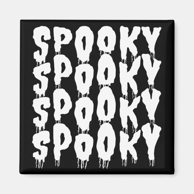 SKRÄMMANDE SKRÄMMANDE HALLOWEEN KOSTYM MAGNET (Framsidan)