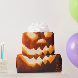 Skrämmande söt Halloween-ghost Presentpapper