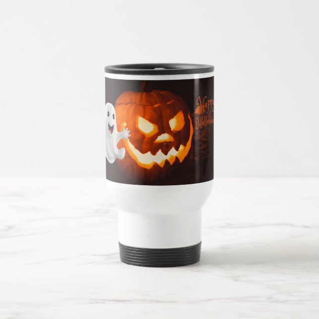 Skrämmande söt Halloween-ghost Resemugg (Center)