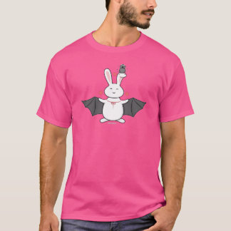 Skrämmande söt kanin t shirt