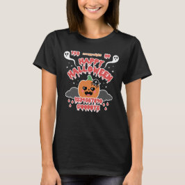 Skrämmande söt Kawaii Halloween-spökbräda T Shirt