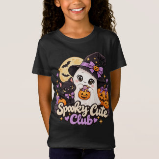 Skrämmande söt klubb T-shirt, Halloween spöke och T Shirt