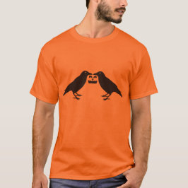 Skrämmande söt: Kråkor med pumpa och gömd spöke T Shirt