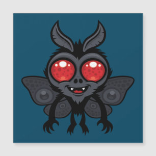 Skrämmande söt kryptid Mothman-monster