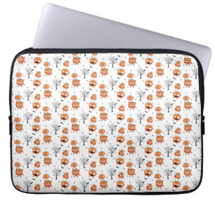 Skrämmande söt liten fladdermus Halloween-presentp Laptop Fodral