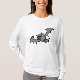 Skrämmande söt ond vampyrfladdermus t shirt