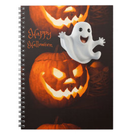 Skrämmande Söt Spöke Halloween Anteckningsbok