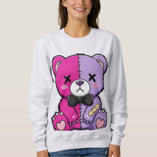 Skrämmande söt tudelad nalle t shirt