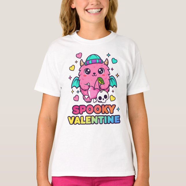 Skrämmande söta älsklingströja t shirt (Framsida)