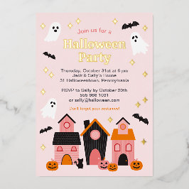 Skrämmande söta Halloween-spökhus