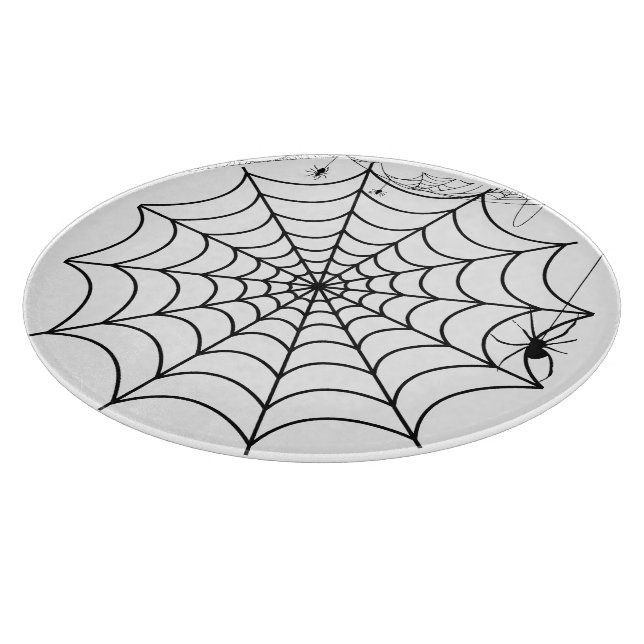 Skrämmande spindelnät Halloween (Hörn)