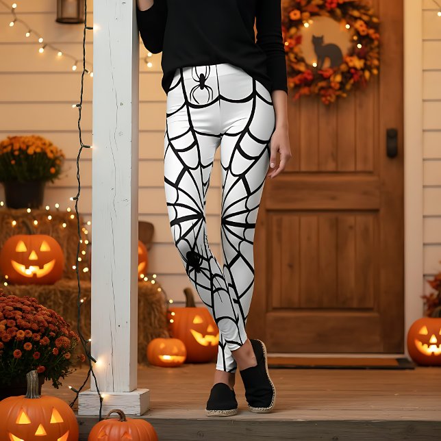 Skrämmande spindelnät leggings (Skapare uppladdad)