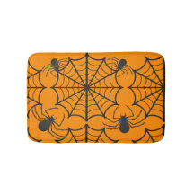 Skrämmande spindelnätshalloween
