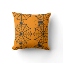 Skrämmande spindelnätshalloween