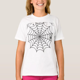 Skrämmande spindelnätshalloween t shirt