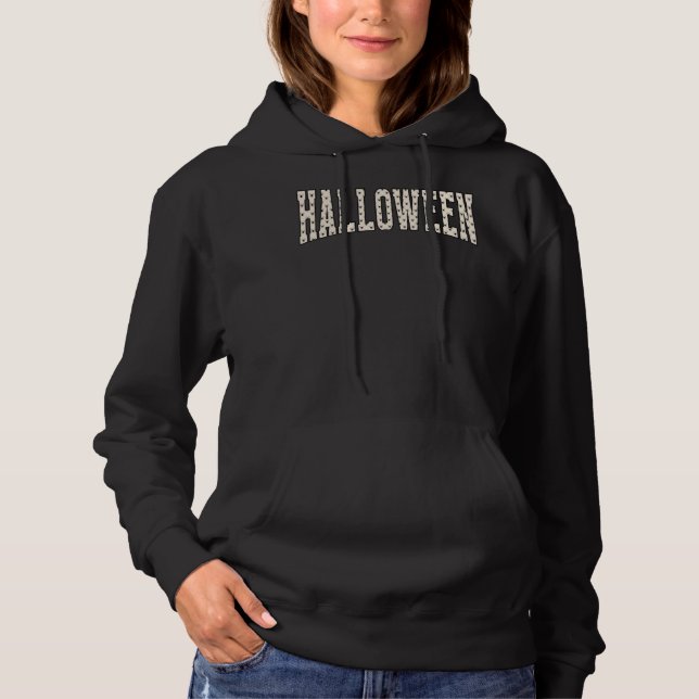 Skrämmande spindlar Halloween T Shirt (Framsida)