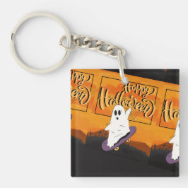 Skrämmande spök Halloween-kostym festinbjudan