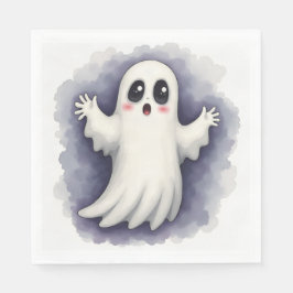 Skrämmande spök Halloween servetter