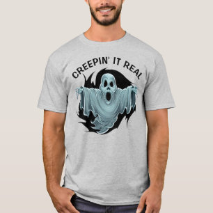 Skrämmande spökande spöke anpassat t shirt