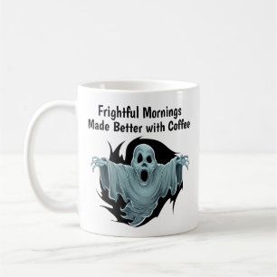 Skrämmande spökande spöke kaffemugg