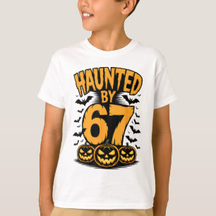 Skrämmande Spökar Spökar 67 Meme Sex Sju 6-7 Rolig T Shirt
