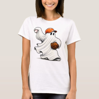 Skrämmande Spöke Baseball Sväng Halloween T Shirt