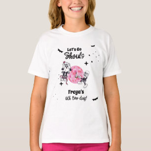 Skrämmande spöke Halloween-födelsedag för alla åld T Shirt