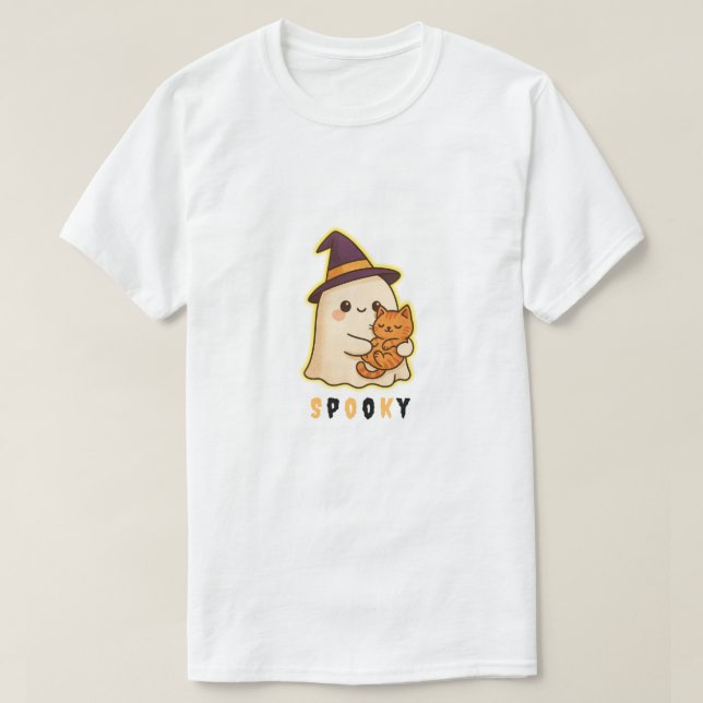 "Skrämmande" spöke T Shirt (Design framsida)