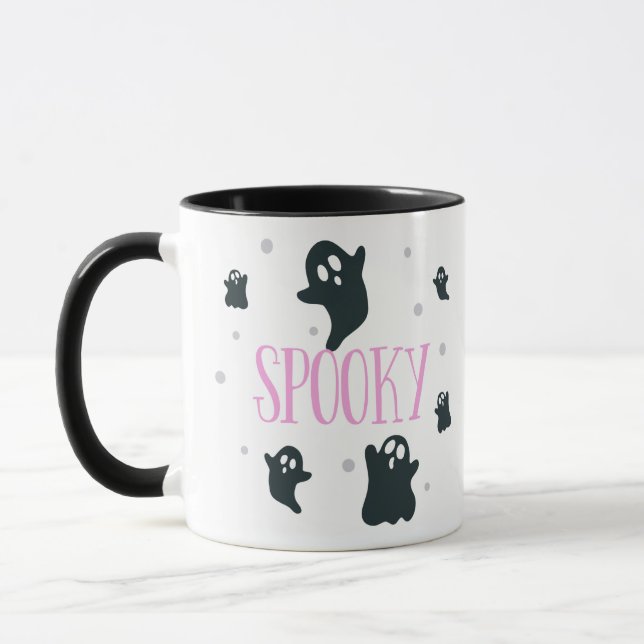 Skrämmande spöken Super söta Halloween Mugg (Vänster)