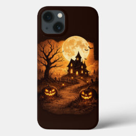 Skrämmande spökhus Halloween