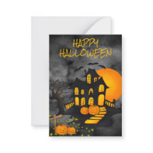 Skrämmande spökhus Halloween klassrum  