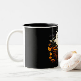 Skrämmande spökliknande kaffemugg – Halloween-dryc