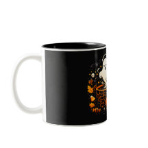 Skrämmande spökliknande kaffemugg – Halloween-dryc