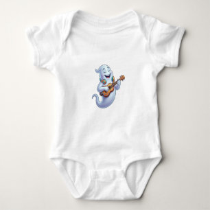 Skrämmande spökmusiker Halloween musikalisk konst T Shirt